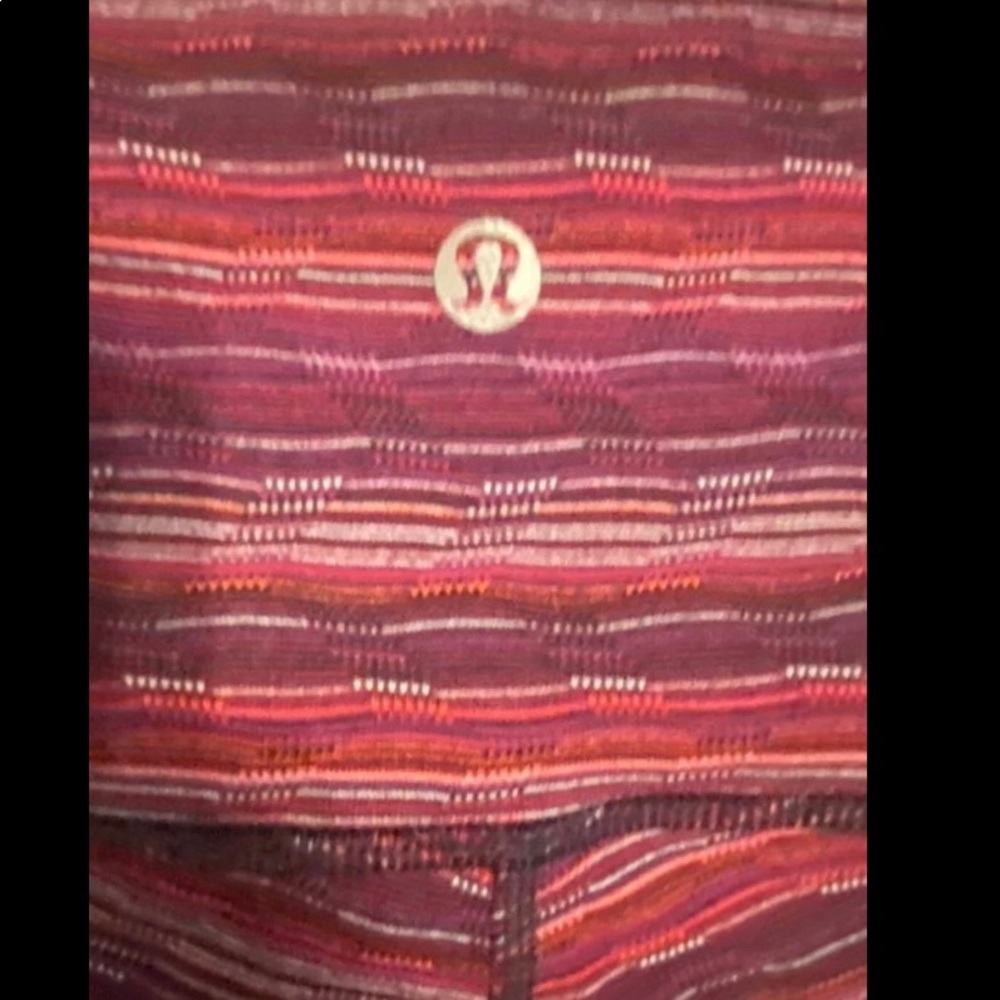 Lululemon Berry Stripe Wunder Unders - image 5